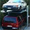 Duplicatore di posti auto con piattaforma elevatrice e posto auto sottostante